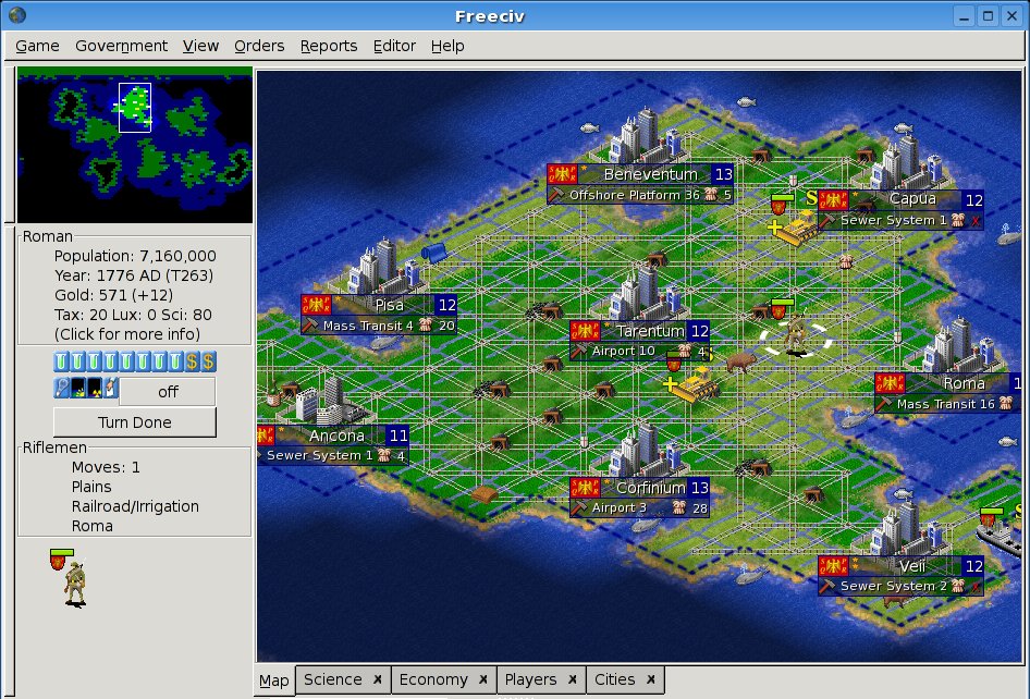 freeciv building multiple units at once